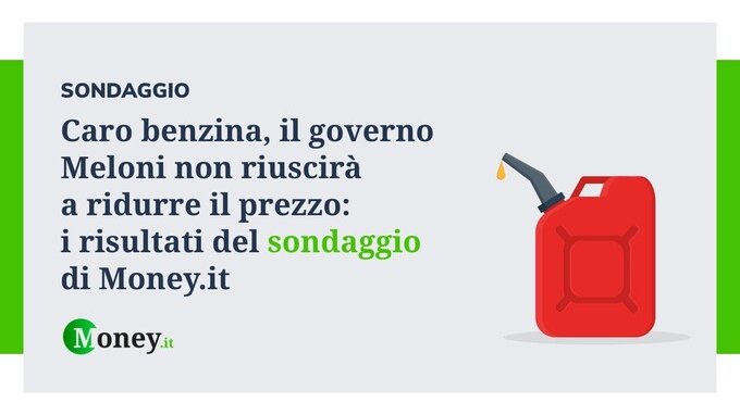 Caro benzina, il governo Meloni non riuscirà a ridurre il prezzo: i risultati del sondaggio