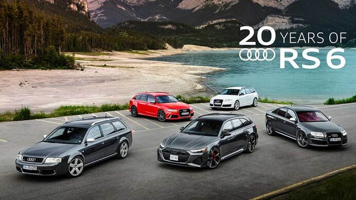 Audi RS 6: quattro generazioni per l'icona delle station wagon sportive
