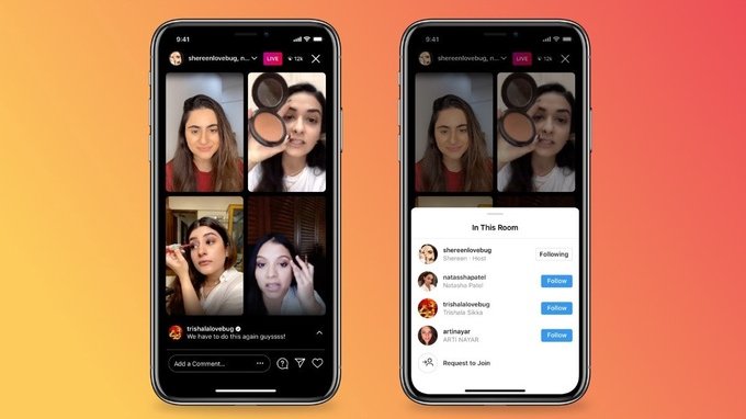 Instagram Stanze: come creare dirette di gruppo
