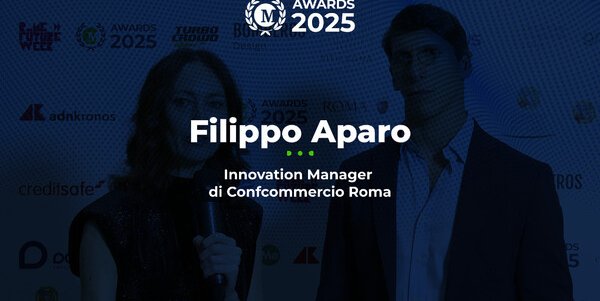 Filippo Aparo, Innovation Manager di Confcommercio Roma, ai Money Awards 2025