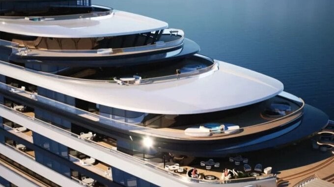 Questo sarà lo yatch più grande al mondo. Monolocali in vendita da €10 milioni