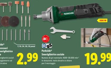 Corri da Lidl. C'è una smerigliatrice in offerta a meno di €20