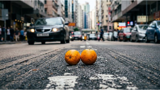 Hai visto delle arance in mezzo alla strada? Ecco cosa significano e come evitare la truffa