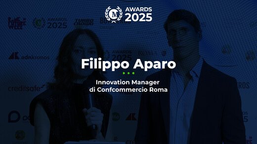 Filippo Aparo, Innovation Manager di Confcommercio Roma, ai Money Awards 2025