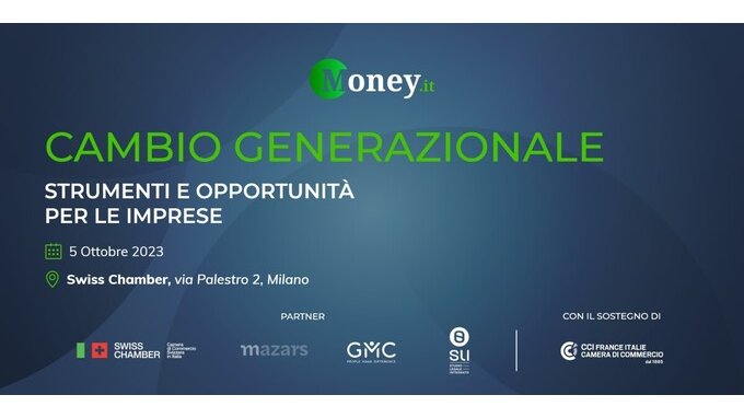 Cambio generazionale per le imprese. Iscriviti all'evento del 5/10 a Milano