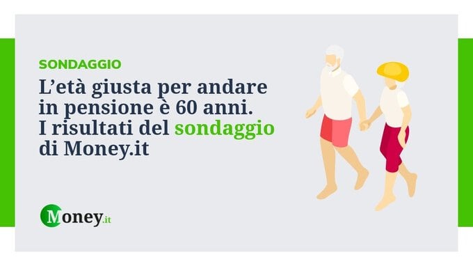 L'età giusta per andare in pensione è 60 anni. Il risultato del sondaggio
