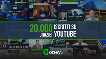 Il canale YouTube di Money.it arriva a quota 20.000 iscritti