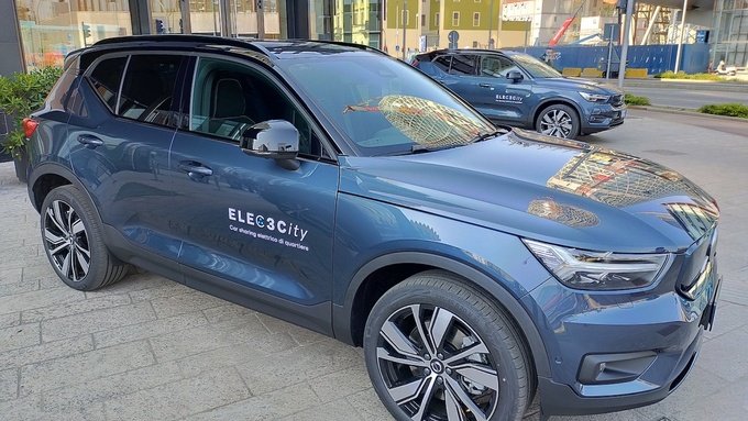 Car sharing elettrico di quartiere, Milano arriva prima con Volvo
