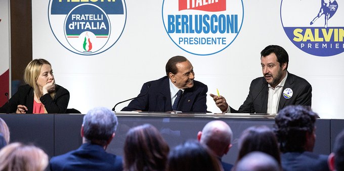 Accordo tra Meloni, Salvini e Berlusconi: il centrodestra sempre più coeso