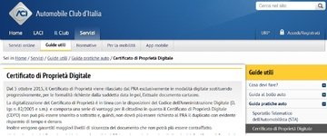 Certificato proprietà auto: cos'è, come richiederlo e cosa fare in caso di smarrimento