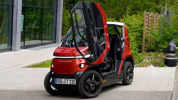CT-1: la microcar elettrica che si restringe