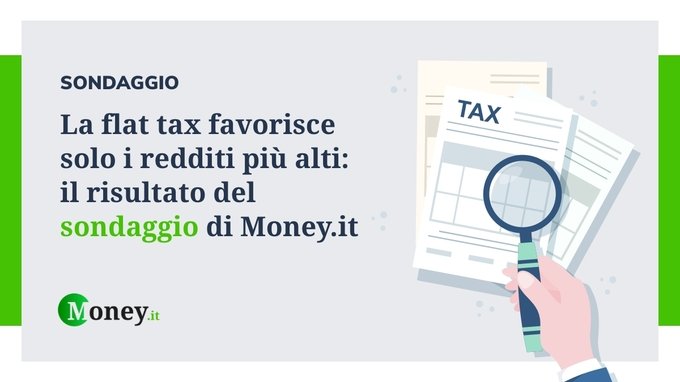 La flat tax favorisce solo i redditi più alti: i risultati del sondaggio