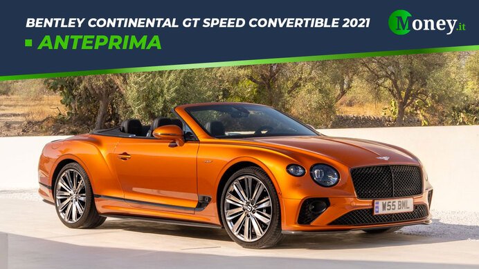Bentley Continental GT Speed Convertible 2021: motore, prezzo, foto