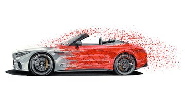 Mercedes-Benz Italia: una AMG SL 63 per la prima opera d'arte digitale NFT
