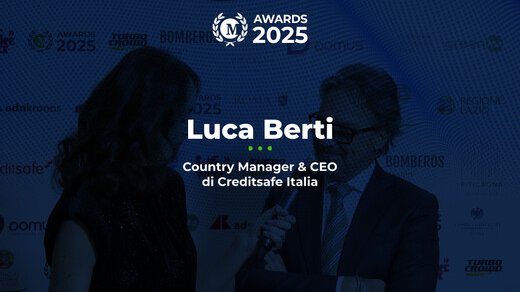 Luca Berti, CEO e Country Manager di Creditsafe Italia, ai Money Awards 2025