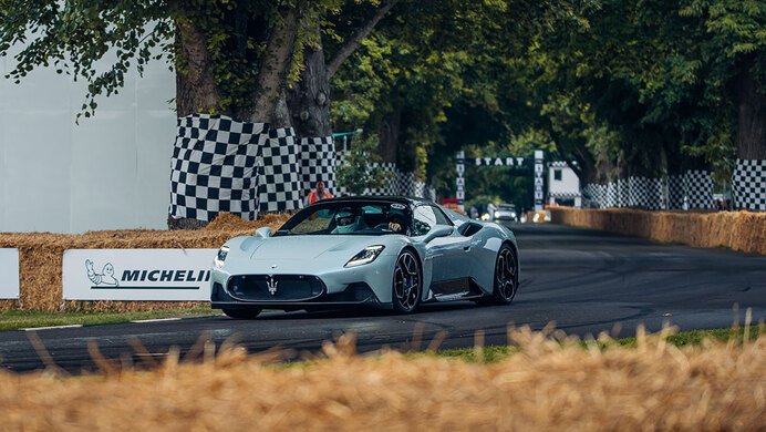 Maserati Grecale e MC20 Cielo al Goodwood Festival of Speed 2022