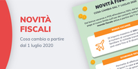 Fisco: le novità dal 1° luglio 2020