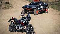 Ducati DesertX e Audi RS Q e-tron: in Sardegna per un evento speciale
