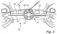Volvo brevetta un curioso volante scorrevole