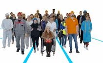 Terzo Millennio, la piazza che abbraccia tutti senza distanziamenti