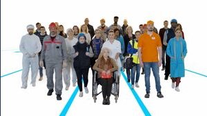 Terzo Millennio, la piazza che abbraccia tutti senza distanziamenti