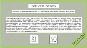 Come si vota referendum 2025, fac-simile e colori schede