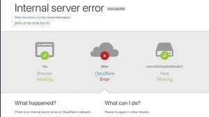 Cloudflare in down, migliaia di siti offline (errore 500). Cosa succede?