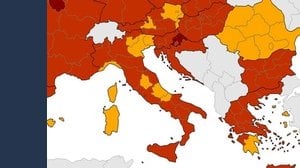 Le nuove zone arancioni e rosse in Italia: la mappa dell'UE
