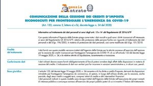 Cessione bonus affitto partite IVA, nuovo modulo e istruzioni dall'Agenzia delle Entrate