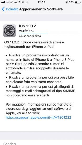 IOS 11 CONVIENE SCARICARE