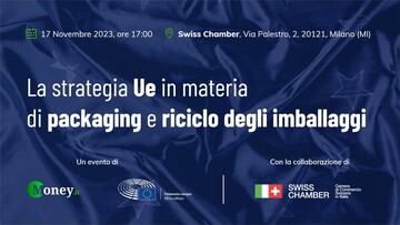 Obiettivo 2030: la strategia dell'UE per imballaggi riutilizzabili al centro dell'evento Money.it a Milano il 17/11