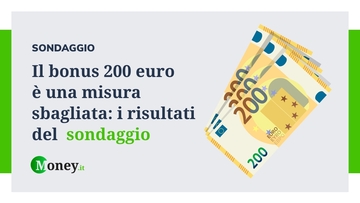 Il bonus 200 euro è una misura sbagliata: i risultati del sondaggio