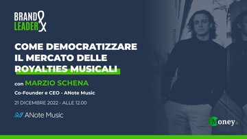 Come democratizzare il mercato delle royalties musicali, con Marzio Schena (ANote Music)