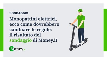 Monopattini elettrici solo su ciclabili con obbligo di casco e targa: i risultati del sondaggio
