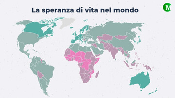Dove si vive più a lungo nel mondo? La MAPPA della speranza di vita