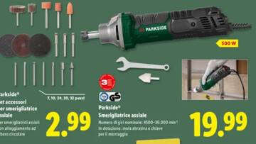 Corri da Lidl. C'è una smerigliatrice in offerta a meno di €20