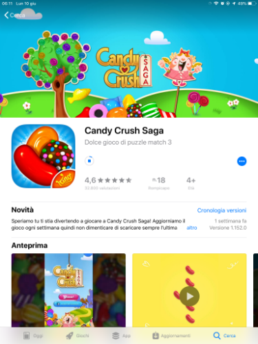 SCARICARE GIOCHI GRATIS CANDY CRUSH SAGA