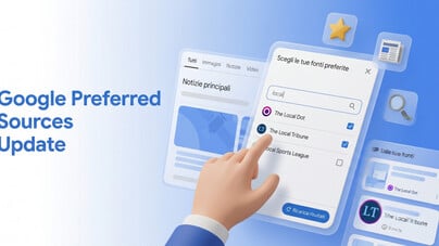 L' Update Google «Preferred Sources» diventa globale: cosa cambia gli editori