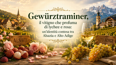 Gewürztraminer, il vitigno che profuma di lychee e rosa: un'identità contesa tra Alsazia e Alto Adige