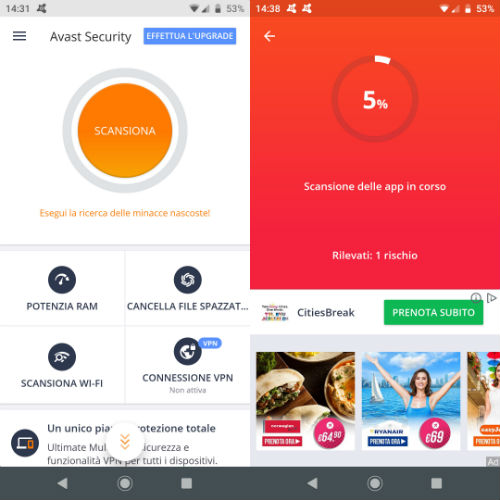 avast antivirus per cellulare scarica