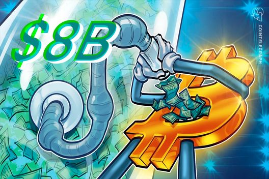 Veicolo monetario di Bitcoin accumula $8 miliardi, ma ripresa non è accompagnata da afflussi in ETF