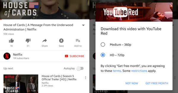 video da youtube e guardarli offline