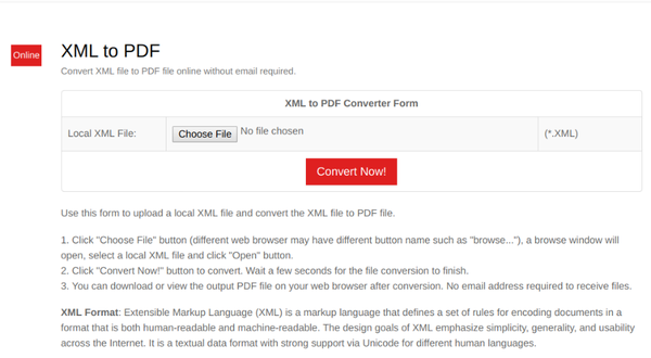 CONVERTITORE XML SCARICA