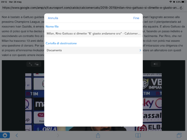 come scaricare video su tablet