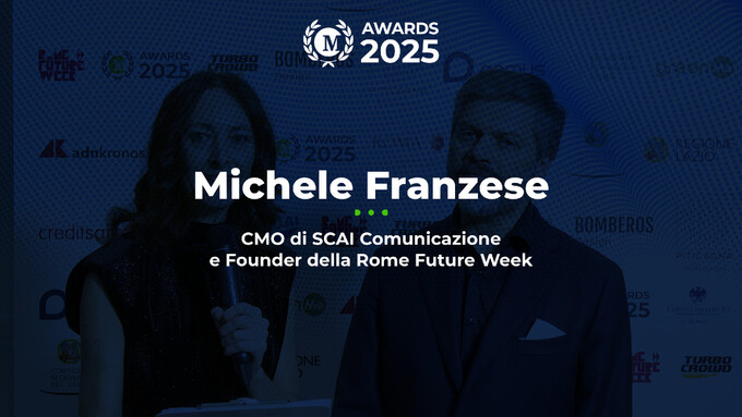 Michele Franzese, CMO di Scai Comunicazione e Founder della Rome Future Week, ai Money Awards 2025