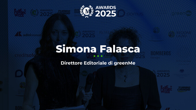 Simona Falasca, Direttore Editoriale di greenMe, ai Money Awards 2025