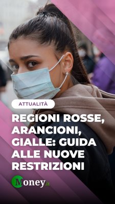 Zone rosse, arancioni e gialle in Italia con il nuovo DPCM